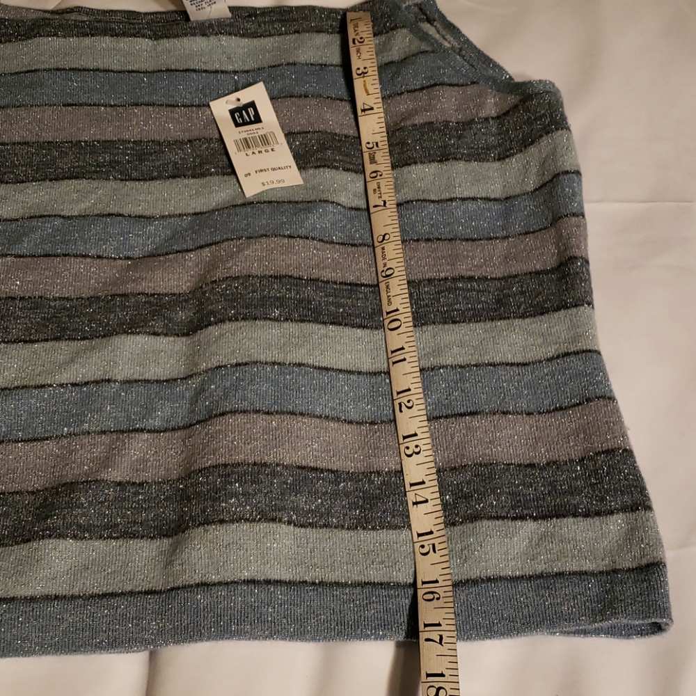 Women's strippes tank top- L - Picture 3 of 4